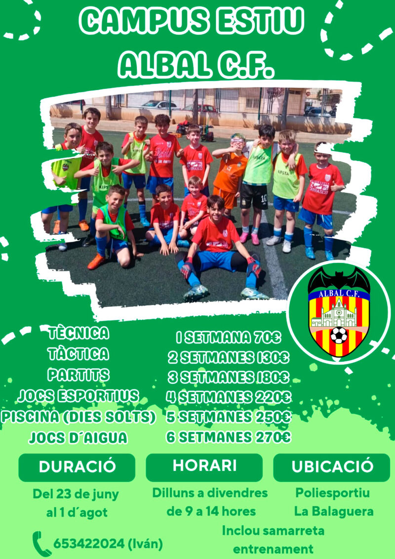 Campus Estiu 2025 Albal C. F.