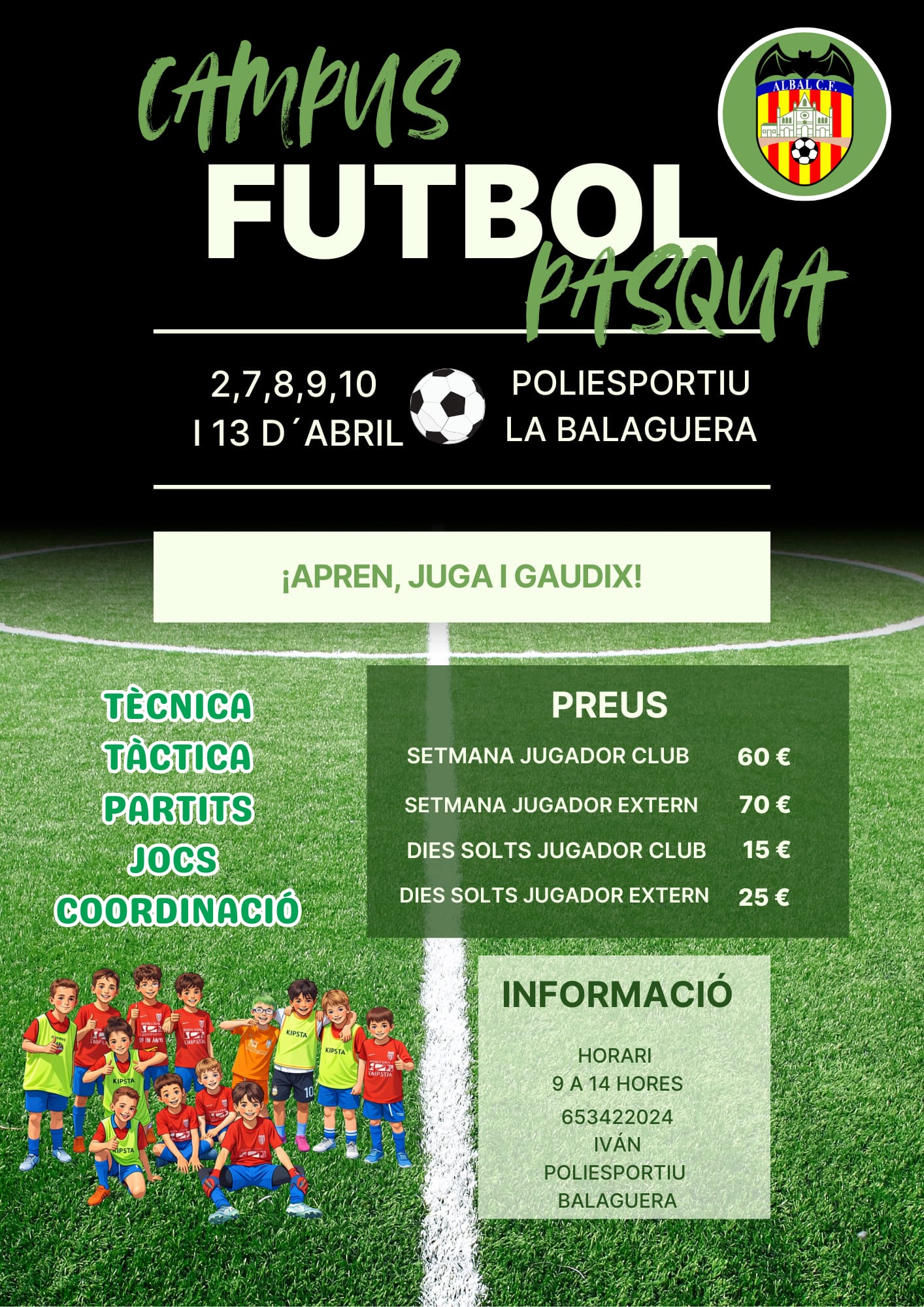 Campus Pasqua 2026 – Albal C.F.